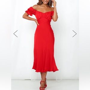 Selfie Leslie Red Dress Size XS